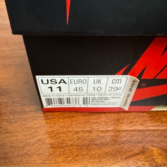 Jordan 1 Retro High Homage To Home Size 11 - Picture 8 of 8